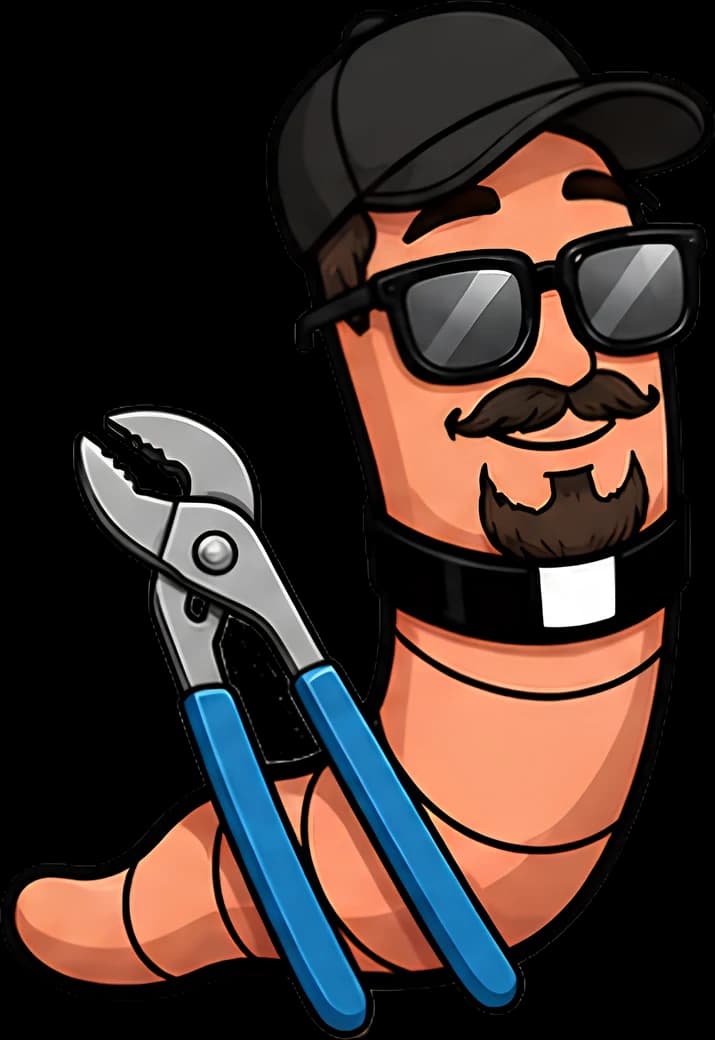 Pastor holding channel lock pliers at the main shutoff